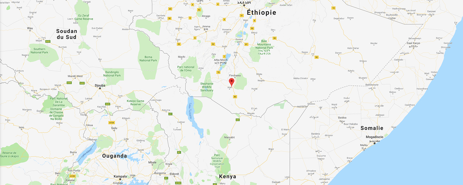 localisation de ethnie Guji / Gugi