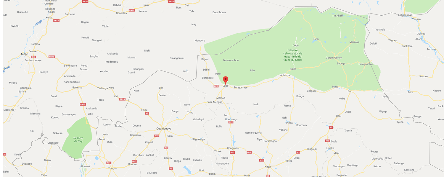 localisation de ethnie Peul Rimaybe / Rabese