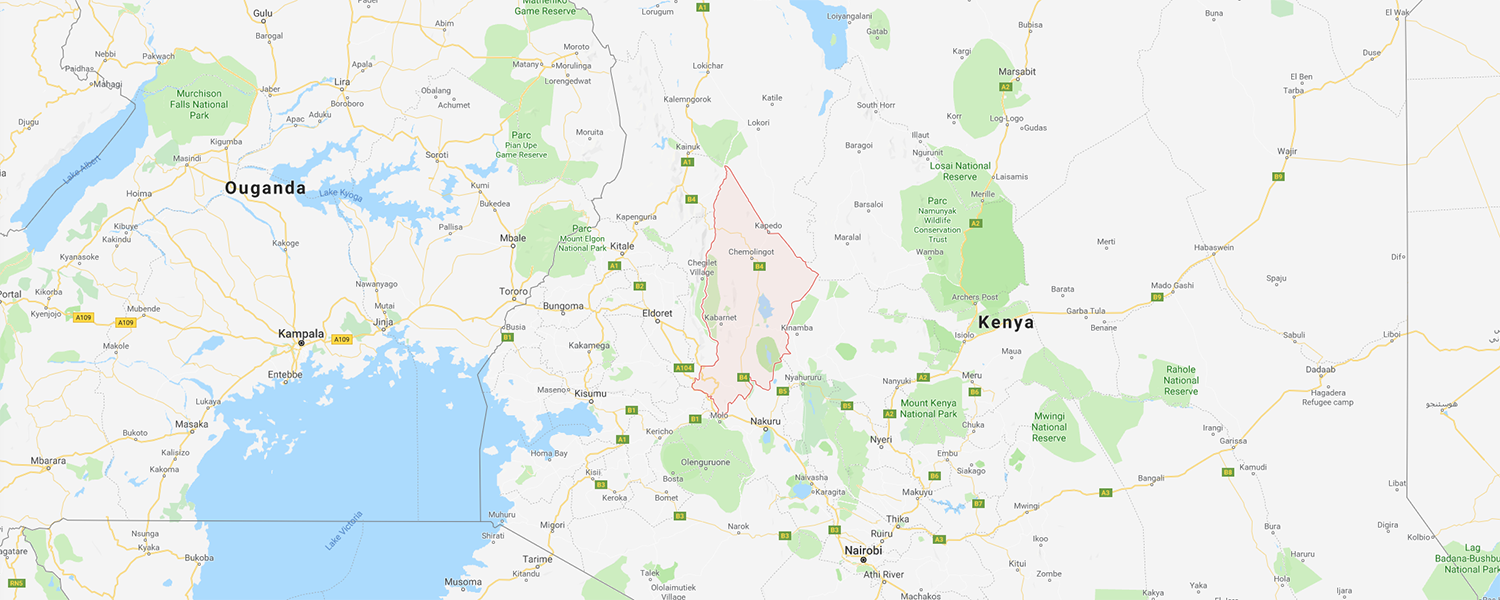 localisation de ethnie Pokot / Suk