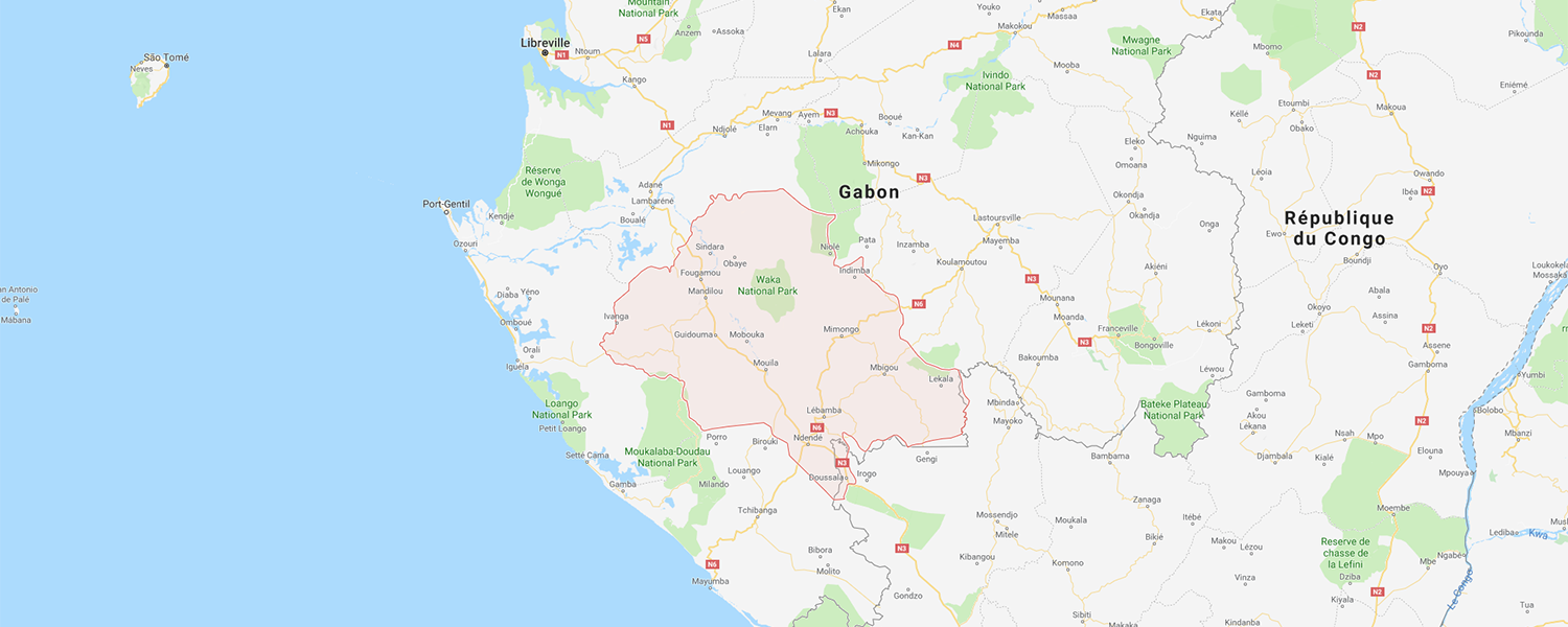 localisation de ethnie Ndzebi / Bandjabi