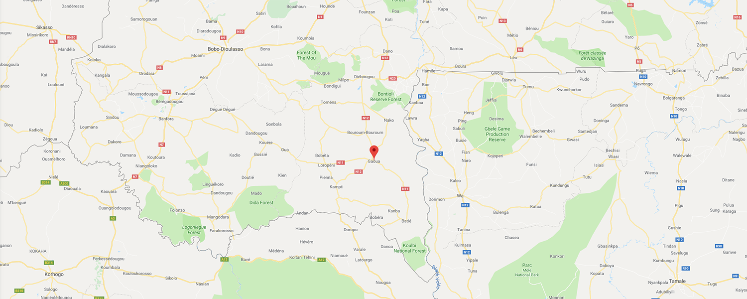 localisation de ethnie Gan / Kaa
